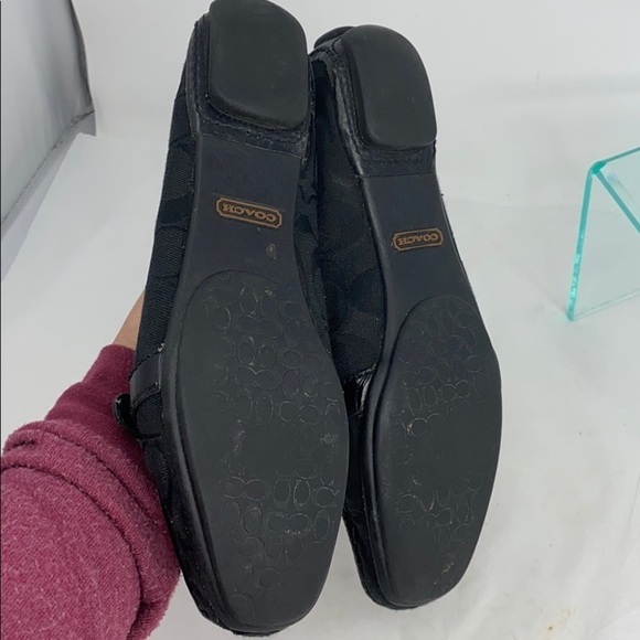 Coach Sz 7.5 Stacie Monogram Logo Flat Loafers - Picture 8 of 9